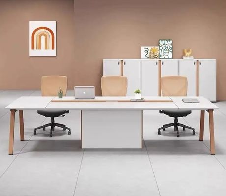Modern Wooden Modular Office Furniture Table 2 4 Person Cubicle Workstation Manager Staff Desk