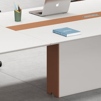 Modern Wooden Modular Office Furniture Table 2 4 Person Cubicle Workstation Manager Staff Desk