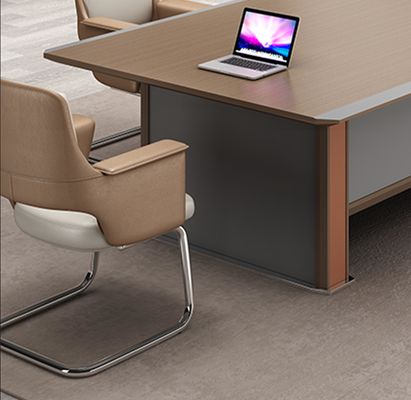 Modern Wooden Luxury Conference Rectangle Panel Table Office Furniture Table For Boardroom Meeting Room Conference Desk