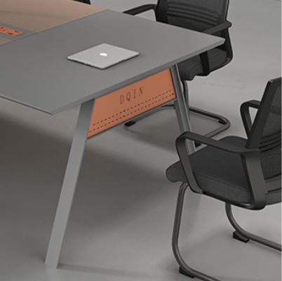 Modern Simple Rectangle Long Wood Metal Desk Meeting Table Negotiation Large Office Room Boardroom Conference Table