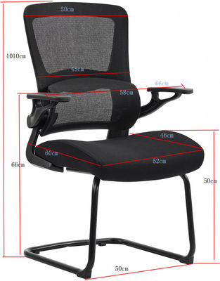 Ergonomic Mesh Back Mid Back Executive Office Computer Chair Staff Mesh Office Chair With Armrest