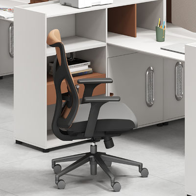 Modern Office Furniture 2 4 6 People Office Partitions Table Cubicle Workstation Desk With Large Storage Cabinet