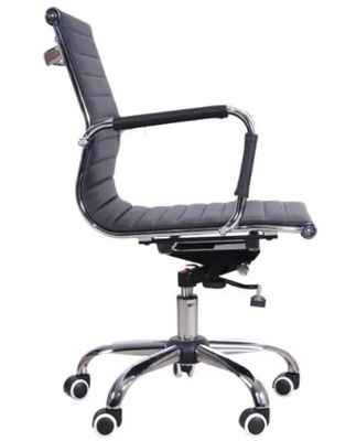 711  Modern Pu Back Adjustable Swivel Office Chair With Armrest