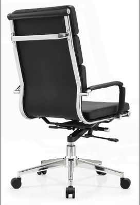 Office Leather Office High Back Chair Executive Wooden Frame Office Chair