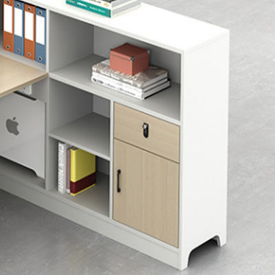 Modern Simple Staff Screen Office Desk And Chair Combination 2 People Wooden Modular Cubicle Office Workstation Desk