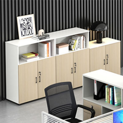 Modern Simple Staff Screen Office Desk And Chair Combination 2 People Wooden Modular Cubicle Office Workstation Desk