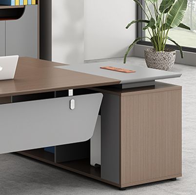 Modern Luxury Office Furniture L Shaped Desk  Manager  Boss Table Executive Office Desk