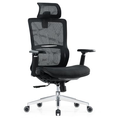 Lumbar Support Full Mesh Luxury Mesh With Headrest Adjustable Fabric Comfort Office Ergonomic Chair