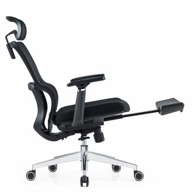 Ergonomic High Back Full Mesh Chair With Adjustable Headrest Armres Waist Pillow