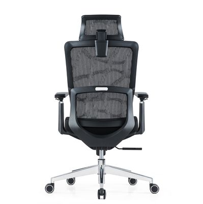 Ergonomic High Back Full Mesh Chair With Adjustable Headrest Armres Waist Pillow