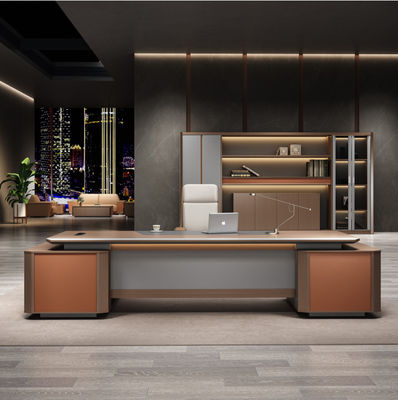 L Shape Director Manger Ceo Boss Desk Executive Large Office Desk Set