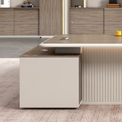Home Office Furniture Luxury Office Desk Modern I Shape Office Desk  Boss Executive Desk