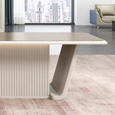 Home Office Furniture Luxury Office Desk Modern I Shape Office Desk  Boss Executive Desk