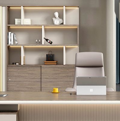 Home Office Furniture Luxury Office Desk Modern I Shape Office Desk  Boss Executive Desk