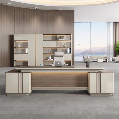 Office Furniture L Shape Mdf Boss Manager Ceo Executive Table Desk Computer Study Table