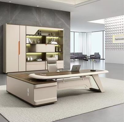 Modern Large  Office Desk With Chair Manager Table Chief Executive Table