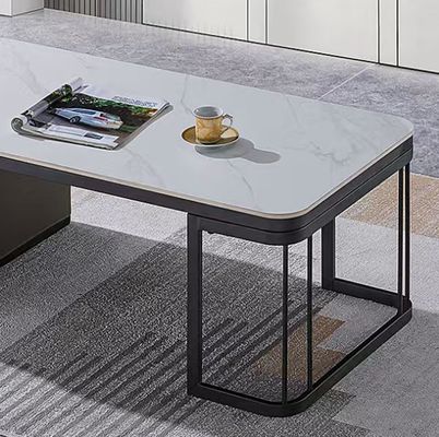 Y03# Modern Office Furniture Marble Coffee Table Office Reception Tea Table