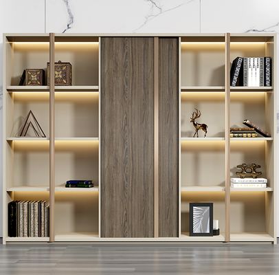 Cabinet Wooden Office Furniture Desk Background Cabinet Office Bookcase Partition Cabinet