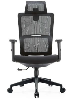 Black Full Mesh Mesh Furniture Lumbar Support Massage Modern Wholesale Armrest Comfort Fabric Ergonomic Office Chair