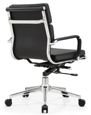 Pu Leather Boss Mid-back Metal Frame Ergonomic Office Furniture Adjustable Swivel Executive Office Chair