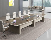 Modern Wooden Luxury Conference Rectangular Flat Table Office Furniture Multi Person Conference Room Table