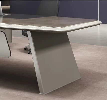 Modern L Shape Ergonomic Office Desk Luxury High End Executive Office Desk And Chair Ceo Boss Wooden Office Desk