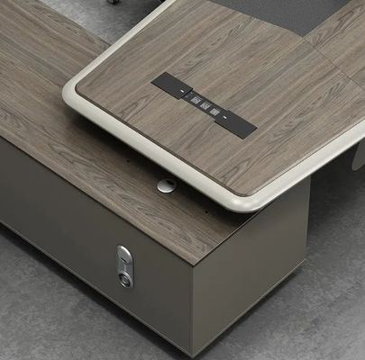High End Ceo Table Modern Office Furniture Luxury Executive Office Desk Office Table With Side Table And Drawer Cabinet