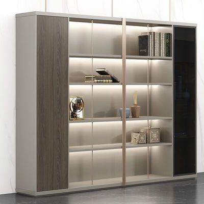 Modern Office Furniture Ceo Boss Manager Desk Shelf Background Cabinet Filing Storage Office File Cabinets Bookcase