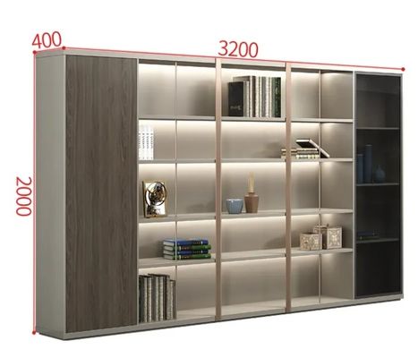 Factory Hot New Commercial Furniture Office Large Bookshelf Mfc File Storage Office Cabinet