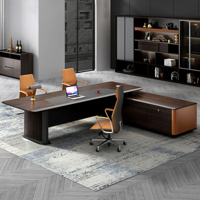Factory Custom Modern Design L Shape Director Manger Ceo Boss Desk Executive Office Desk Furniture Set