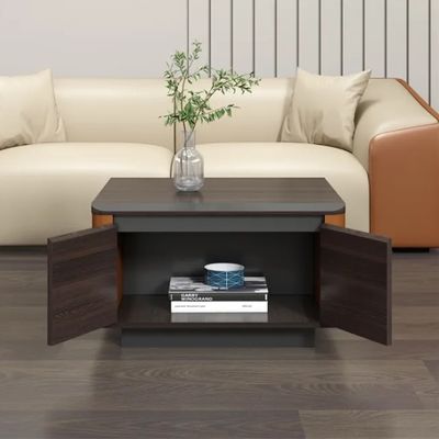 Minimalist Custom Made Wooden Square Shape Storage Living Room Luxury Modern Coffee Table