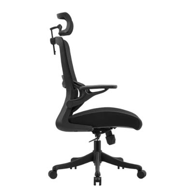 High Back Executive Office Chair Modern Mesh Swivel Bank Chair with Adjustable Headrest Revolving Leather Fabric Lift Chair