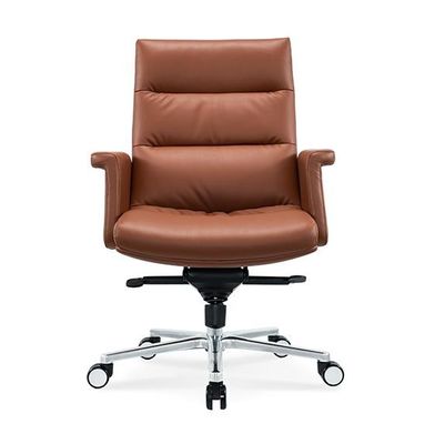 Luxury Modern Adjustable Swivel Manager Executive High Quality Ergonomic Real Genuine Leather Recliner Office