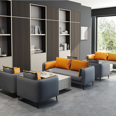 Less Simple Commercial Office Furniture Grey 3 Seated Offical Office Officefurnituresofa Sofa Leather Sofa Set Modern Small Sofa