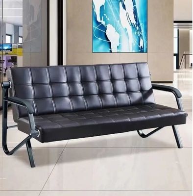 Modern Beauty Spa Salon Waiting Room Sofa Comfort 3 Seater Office Sofa Leather Reception Sofa Couch