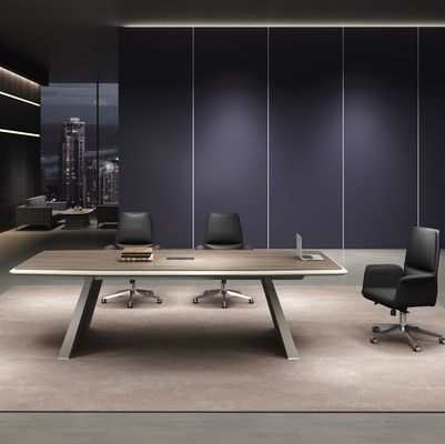 Modern Simple Office Funiture Rectangular Negotiation Conference Meeting Room Table