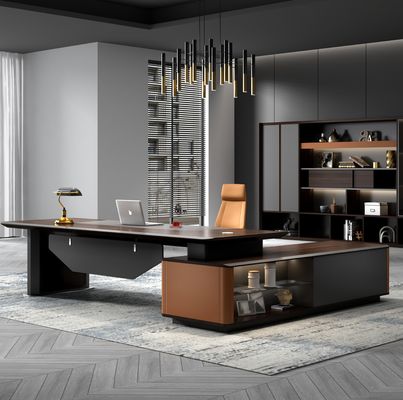 Factory Custom Wholesale Luxury Design Ceo Boss Executive Office Desk Modern Boss Desk Manager Office Table Ceo Desk Luxury