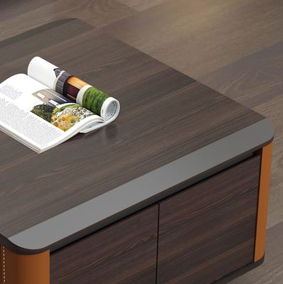Minimalist Custom Made Wooden Square Shape Storage Living Room Luxury Modern Coffee Table