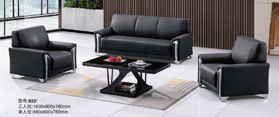 High Quality Simple Design Three Reception Seat Modern Furniture Contemporary Ceo Leather Luxury Modern Executive Office Sofa