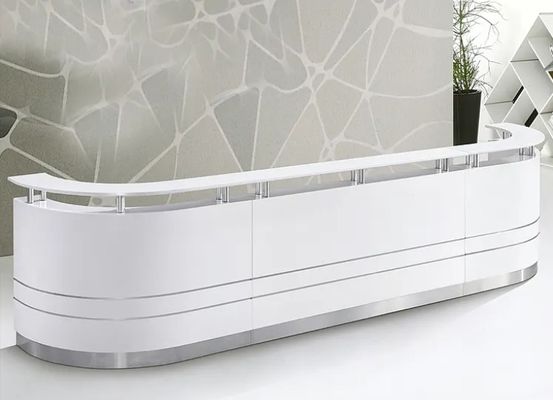 High Quality Modern Luxury Reception Desk Customized Office Front Reception Furniture Multi Person Reception Desk