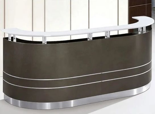 High Quality Modern Luxury Reception Desk Customized Office Front Reception Furniture Multi Person Reception Desk
