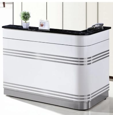 Cheap Minimalist Style Modern Extendable Furniture Office Reception Desk Counter Table Reception Desk For Sale
