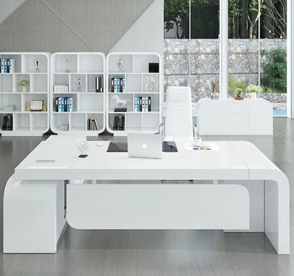 Hot selling office furniture painted white ceo office desk boss luxury executive office table desk modern executive desk for manager