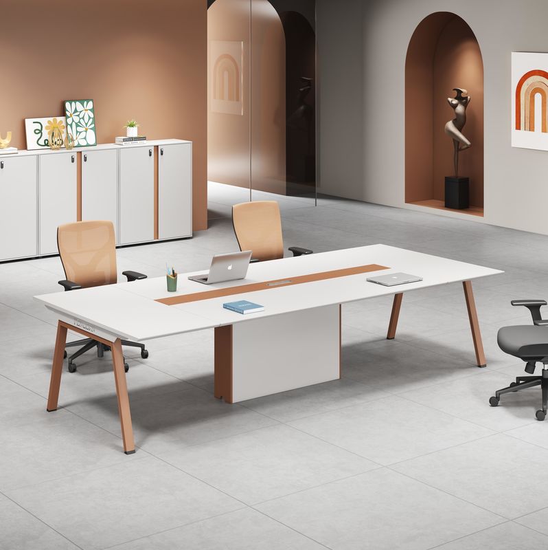 Modern Wooden Modular Office Furniture Table 2 4 Person Cubicle Workstation Manager Staff Desk