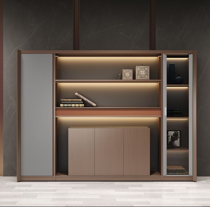 Ceo Office Room Decorations Storage Bookcase Wooden Modern Mdf Bookshelft Bibliotheque File Cabinet