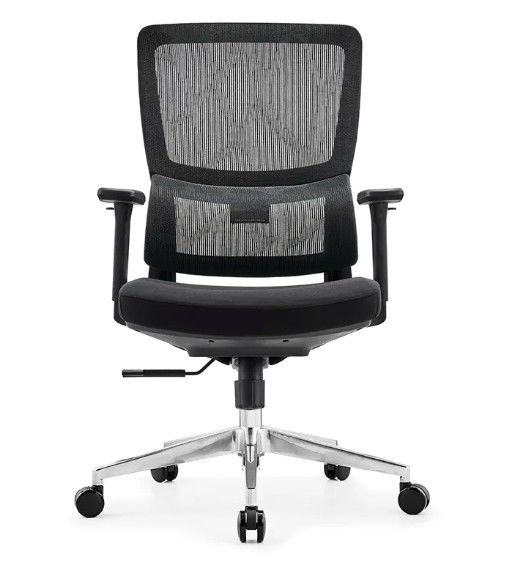 Mid Back Ergonomic Breathable Mesh Office Chair Swivel Height Adjustable Work Staff Chair