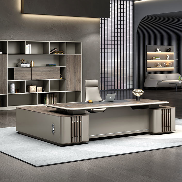 Luxury Wooden Ceo Tables Boss Manager Office Table Modern Executive Desks Escritorio Office Desk