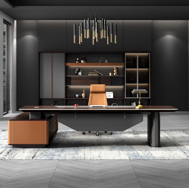 Factory Custom Wholesale Luxury Design Ceo Boss Executive Office Desk Modern Boss Desk Manager Office Table Ceo Desk Luxury