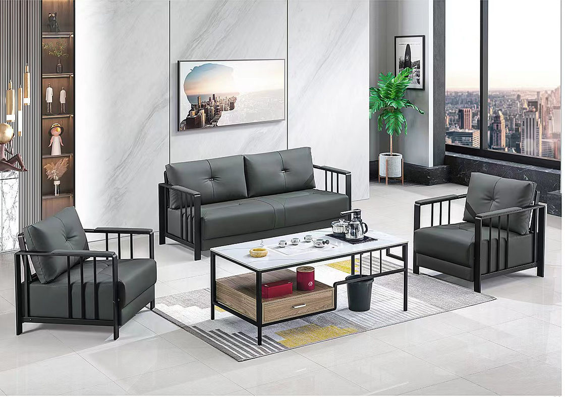 Modern Beauty Spa Salon Waiting Room Sofa 1 3 Seat Comfort Office Sofa Leather Reception Sofa Couch