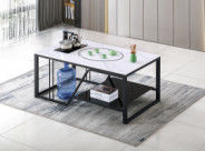 Modern Minimalist Rock Coffee Table Durable and Easy to Clean Multi-Functional Coffee Table for Offices
